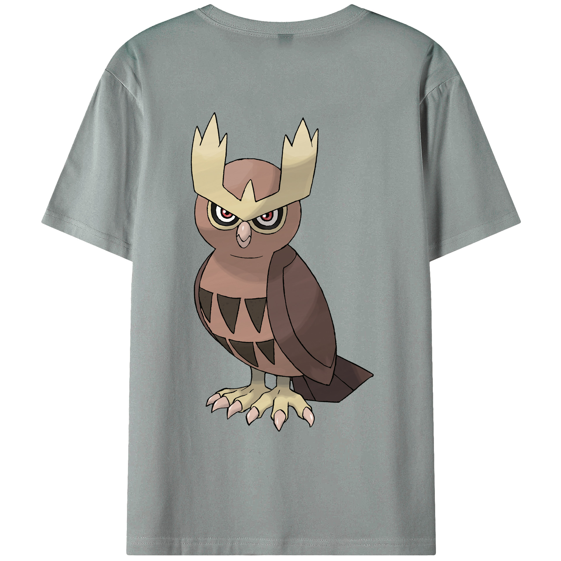 （画像用） ポケットモンスター Pokémon 綿100％ メンズ半袖Tシャツ（バックプリント） 通気性